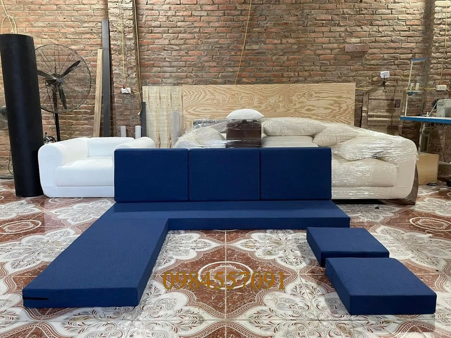 Chất liệu vải làm sofa gỗ