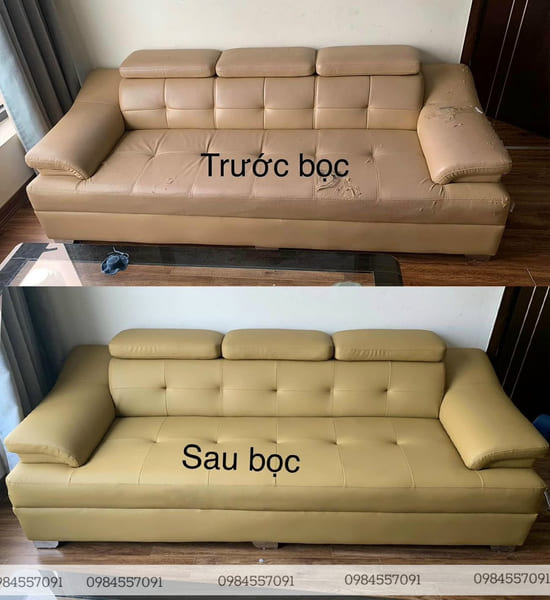 bọc lại sofa