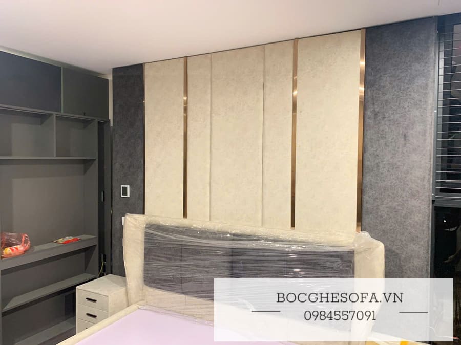 vách ốp tường đầu giường