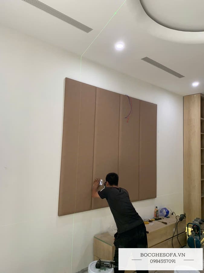 Tấm ốp da đầu giường