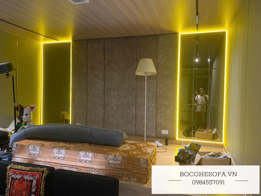 Tấm ốp da đầu giường đẹp