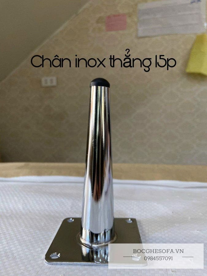 Chân inox ghế sofa