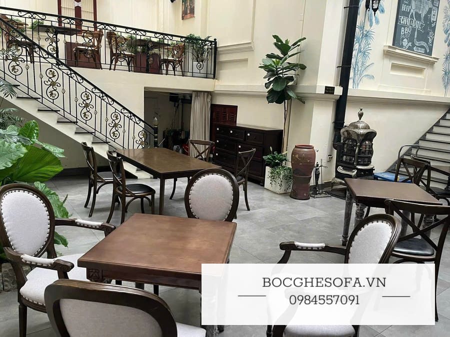 Đệm ghế cafe tân cổ điển